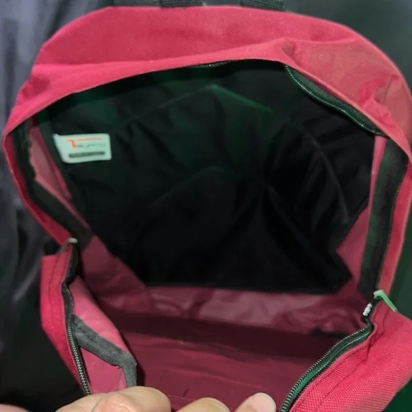 BRAND NEW!!! Track USA 17" Classic Red/Burgundy Student School Backpack - TB205 - Picture 6 of 7